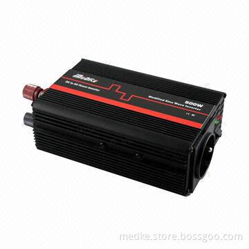 12/24/48V DC to AC/500W Modified Sine Wave Car Power Inverter, 150 x 105 x 55mm Size